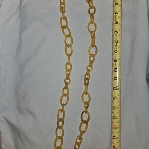 J. Crew Mustard Chain Necklace 18 Inches in Length